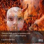 EDMF -Idézetek a fordításról, Vlagyimir Nabokov gondolatai